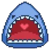 🦈 Эмодзи «pixel random 1» для Telegram
