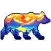 🐻 Эмодзи «pixel random 1» для Telegram