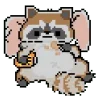🦝 Эмодзи «pixel random 1» для Telegram