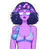 😬 Эмодзи «Pixel Space Game» для Telegram