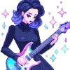 🎸 Эмодзи «Pixel Space Game» для Telegram