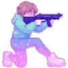 🔫 Эмодзи «Pixel Space Game» для Telegram