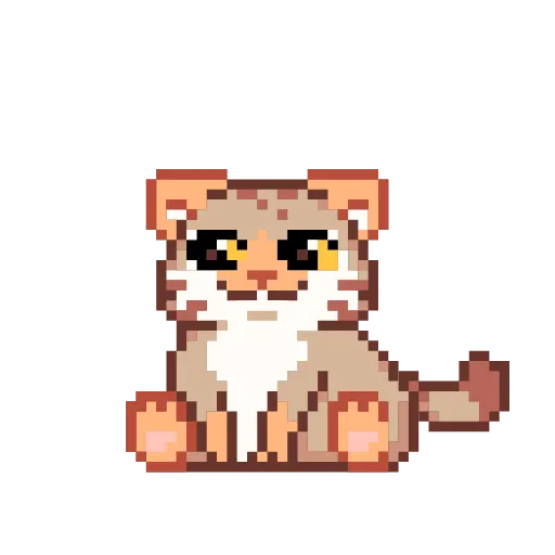 🐅 Стикер «Пиксельные стикеры ВК» для Telegram