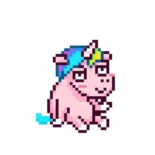 🦄 Стикер «Пиксельные стикеры ВК» для Telegram