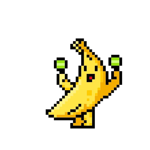 🍌 Стикер «Пиксельные стикеры ВК» для Telegram