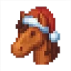 🐎 Эмодзи «Pixel Winter» для Telegram