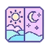 🌅 Эмодзи «Пиксельные Эмодзи» для Telegram