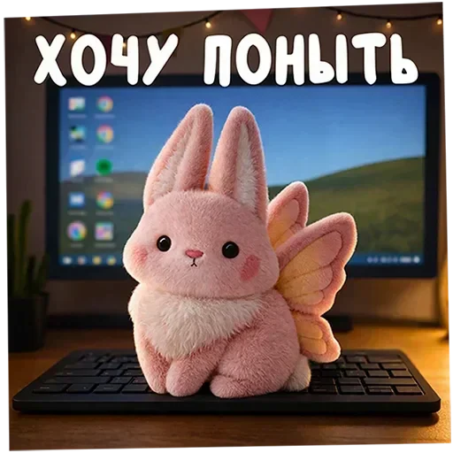 😢 Стикер «Пикси Без Текста» для Telegram