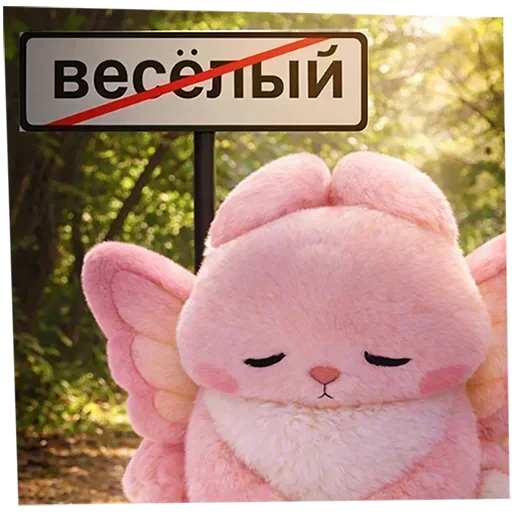🙁 Стикер «Пикси Без Текста» для Telegram