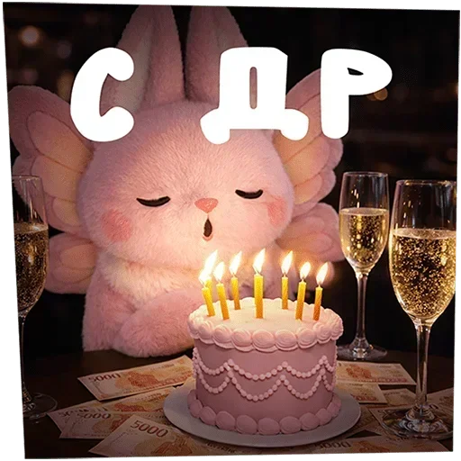 🥳 Стикер «Пикси Без Текста» для Telegram