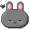 🐰 Эмодзи «Pixelart» для Telegram
