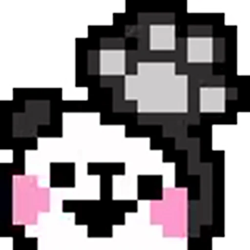 Стикерпак Panda pixel для Telegram