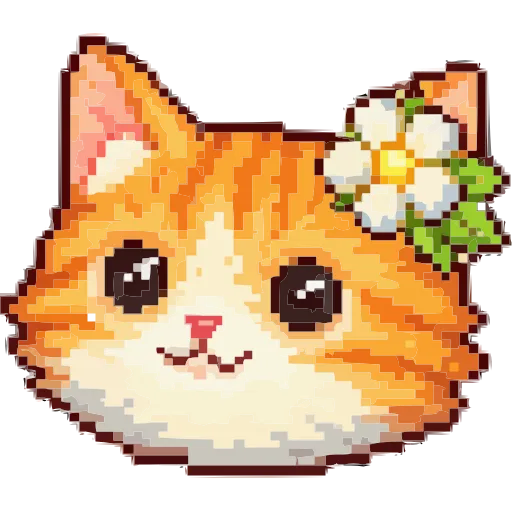 🐱 Эмодзи «Пиксельная Весна» для Telegram