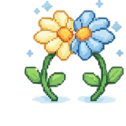 🌷 Эмодзи «Пиксельная Весна» для Telegram
