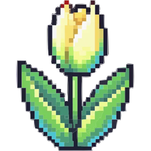🌷 Эмодзи «Пиксельная Весна» для Telegram