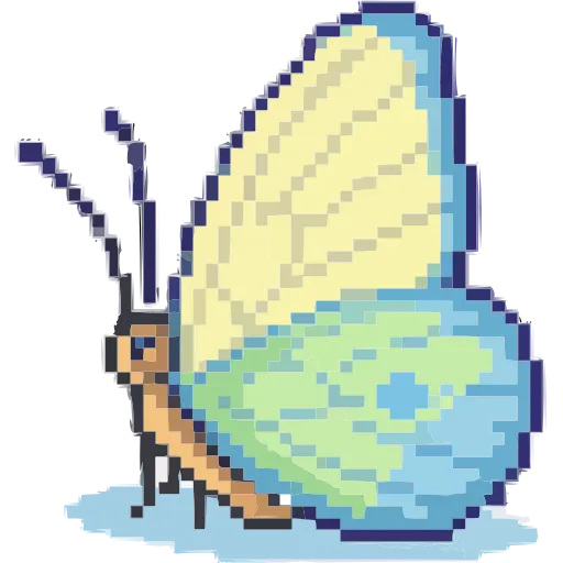 🦋 Эмодзи «Пиксельная Весна» для Telegram