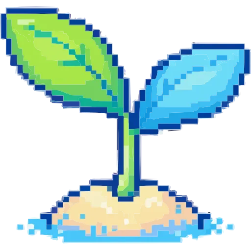 🌱 Эмодзи «Пиксельная Весна» для Telegram