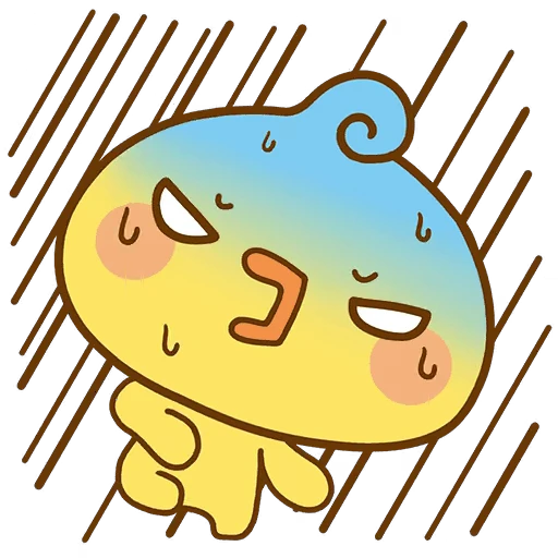 🌧️ Стикер «Playful Piyomaru» для Telegram