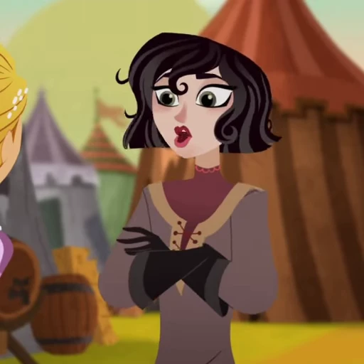 🖤 Стикер «Cassandra Rapunzels Tangled Adventure» для Telegram