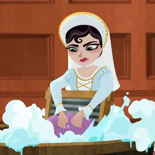 🖤 Стикер «Cassandra Rapunzels Tangled Adventure» для Telegram