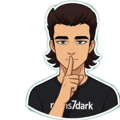 🤫 Стикер «Project Mans» для Telegram