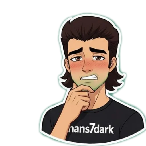 🤢 Стикер «Project Mans» для Telegram