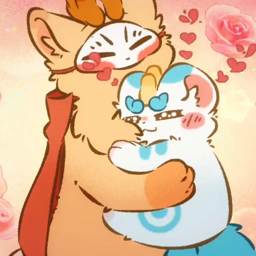 🥰 Стикер «you shou yan 有兽焉 贴纸» для Telegram