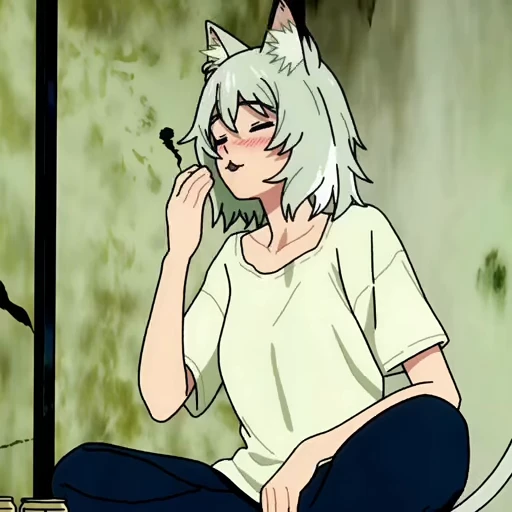 😶‍🌫️ Стикер «Yani Neko» для Telegram