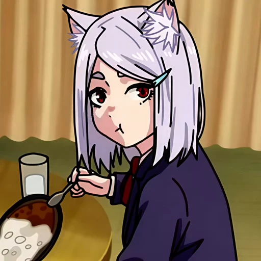 😶 Стикер «Yani Neko» для Telegram