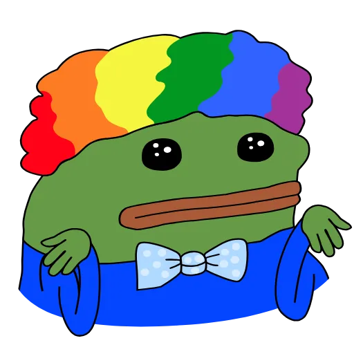 🤷‍♀️ Стикер «Planet of the Jellyfish Honka Pepe» для Telegram