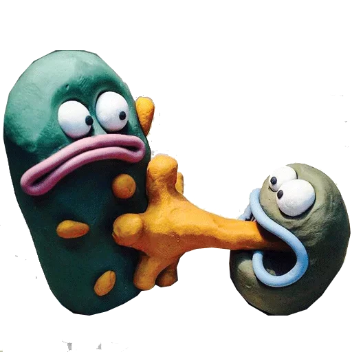 😱 Стикер «plasticine / пластилин» для Telegram
