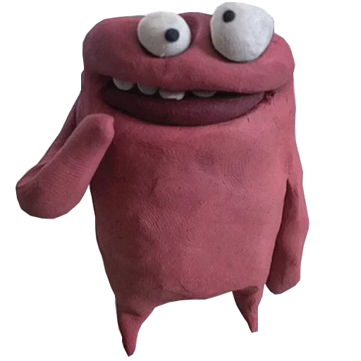 😀 Стикер «plasticine / пластилин» для Telegram