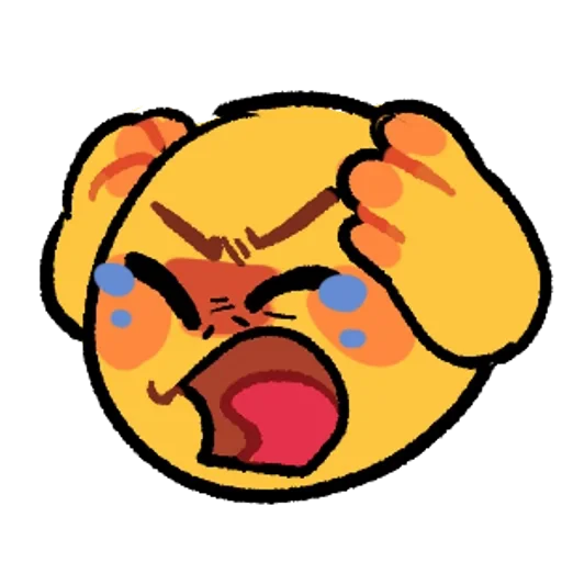 😫 Стикер «Cursed» для Telegram