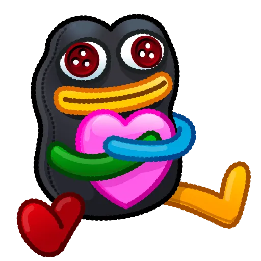 Стикерпак Plush Pepe для Telegram — скачать