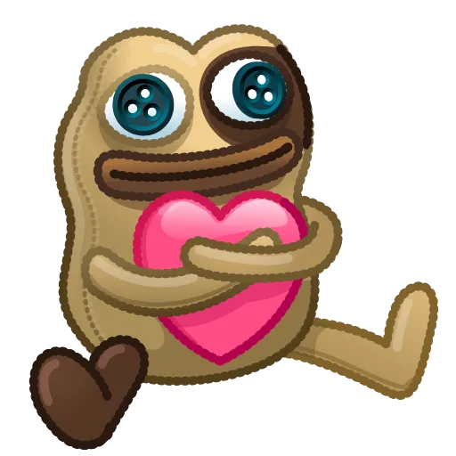 💎 Стикер «Plush Pepe» для Telegram