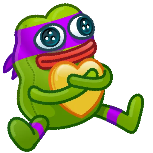 💎 Стикер «Plush Pepe» для Telegram