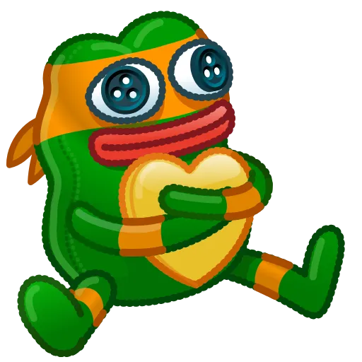 💎 Стикер «Plush Pepe» для Telegram