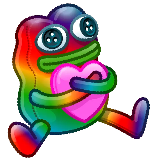 💎 Стикер «Plush Pepe» для Telegram