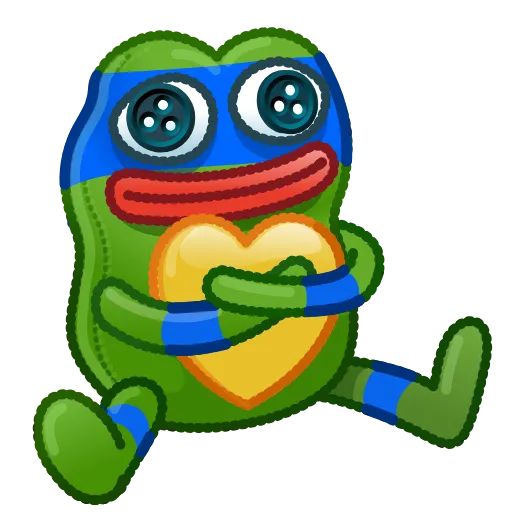 💎 Стикер «Plush Pepe» для Telegram