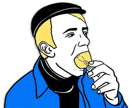 💡 Стикер «золотой век» для Telegram