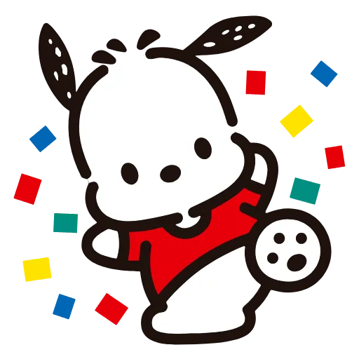 🎊 Стикер «pochacco sticker pack» для Telegram