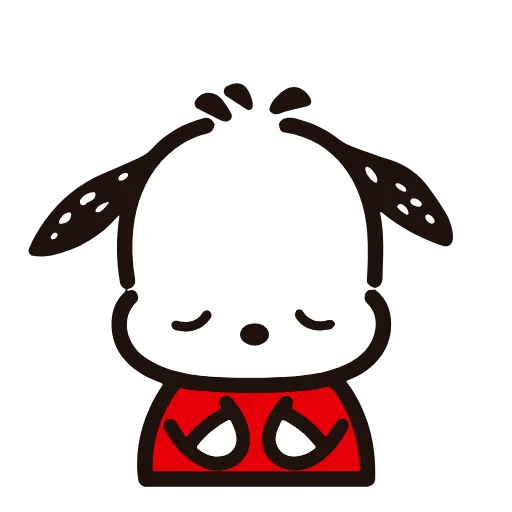 😔 Стикер «pochacco sticker pack» для Telegram