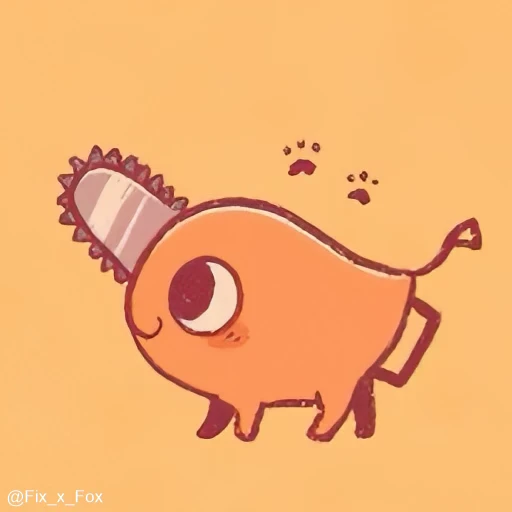 🐾 Стикер «Pochita» для Telegram