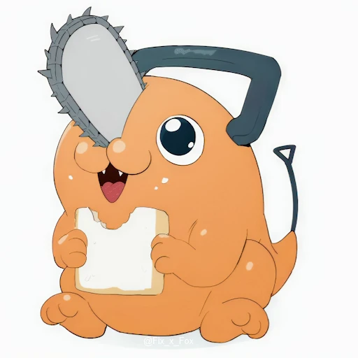 😋 Стикер «Pochita» для Telegram