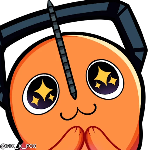 🤩 Стикер «Pochita» для Telegram