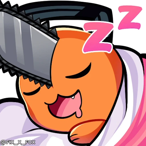😴 Стикер «Pochita» для Telegram