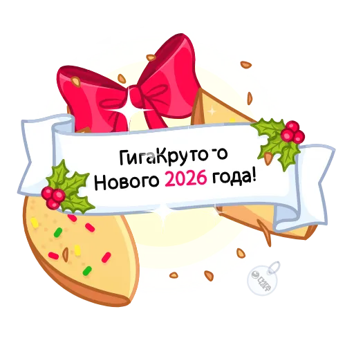 Стикер «Подарки VK» для Telegram