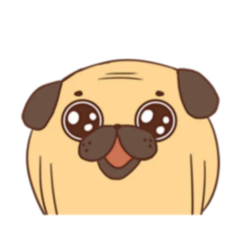 😍 Стикер «Poggo the Pug (FULL) [英文]» для Telegram