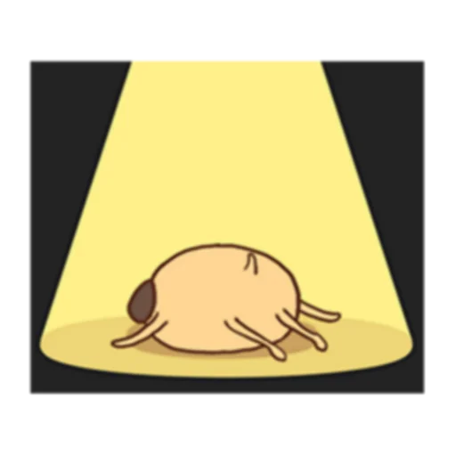 😔 Стикер «Poggo the Pug (FULL) [英文]» для Telegram