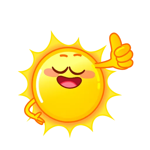 👍 Эмодзи «Погода» для Telegram